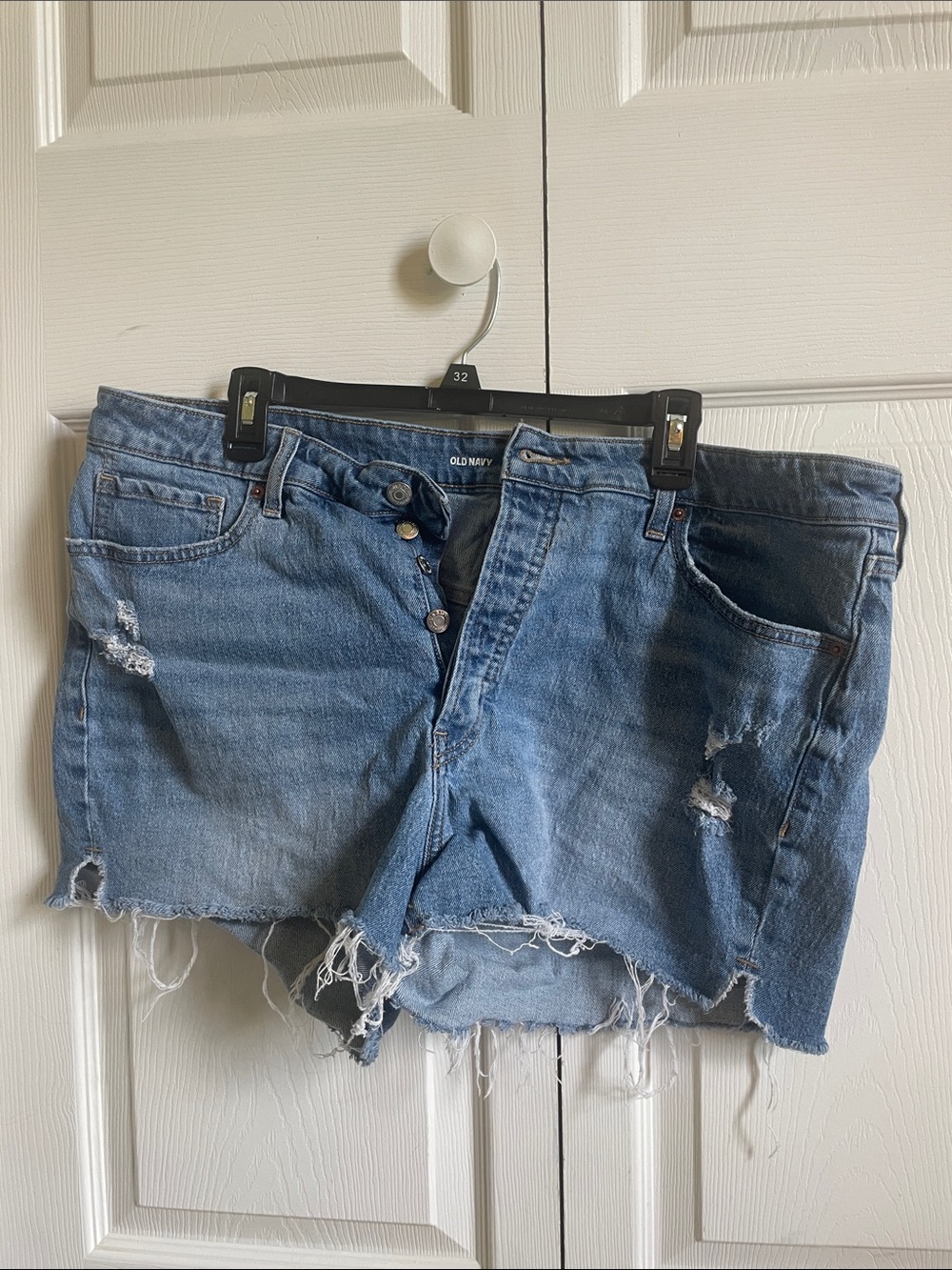 Old Navy High-Rise OG Straight Denim Shorts